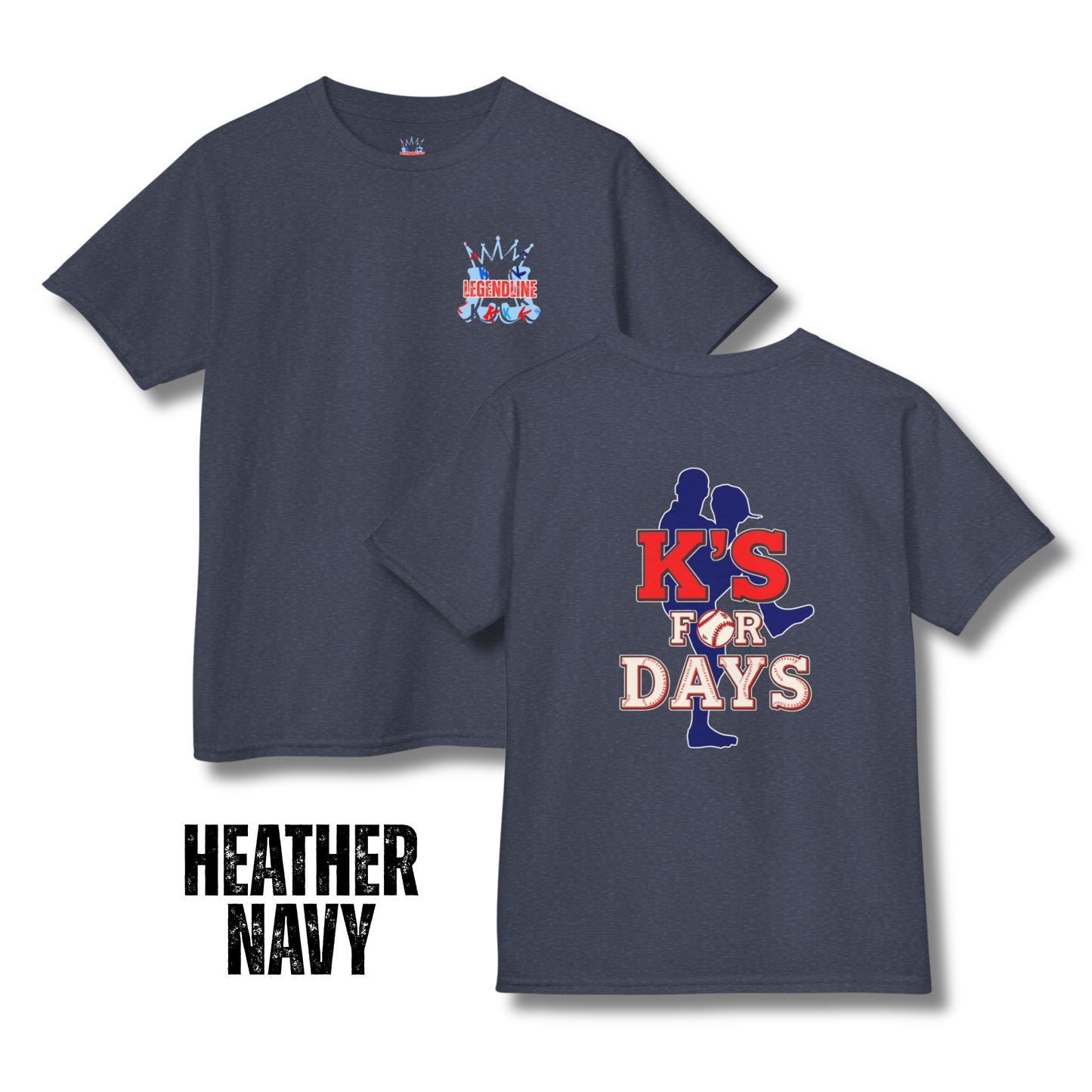 K's for Days Youth Baseball T-Shirt