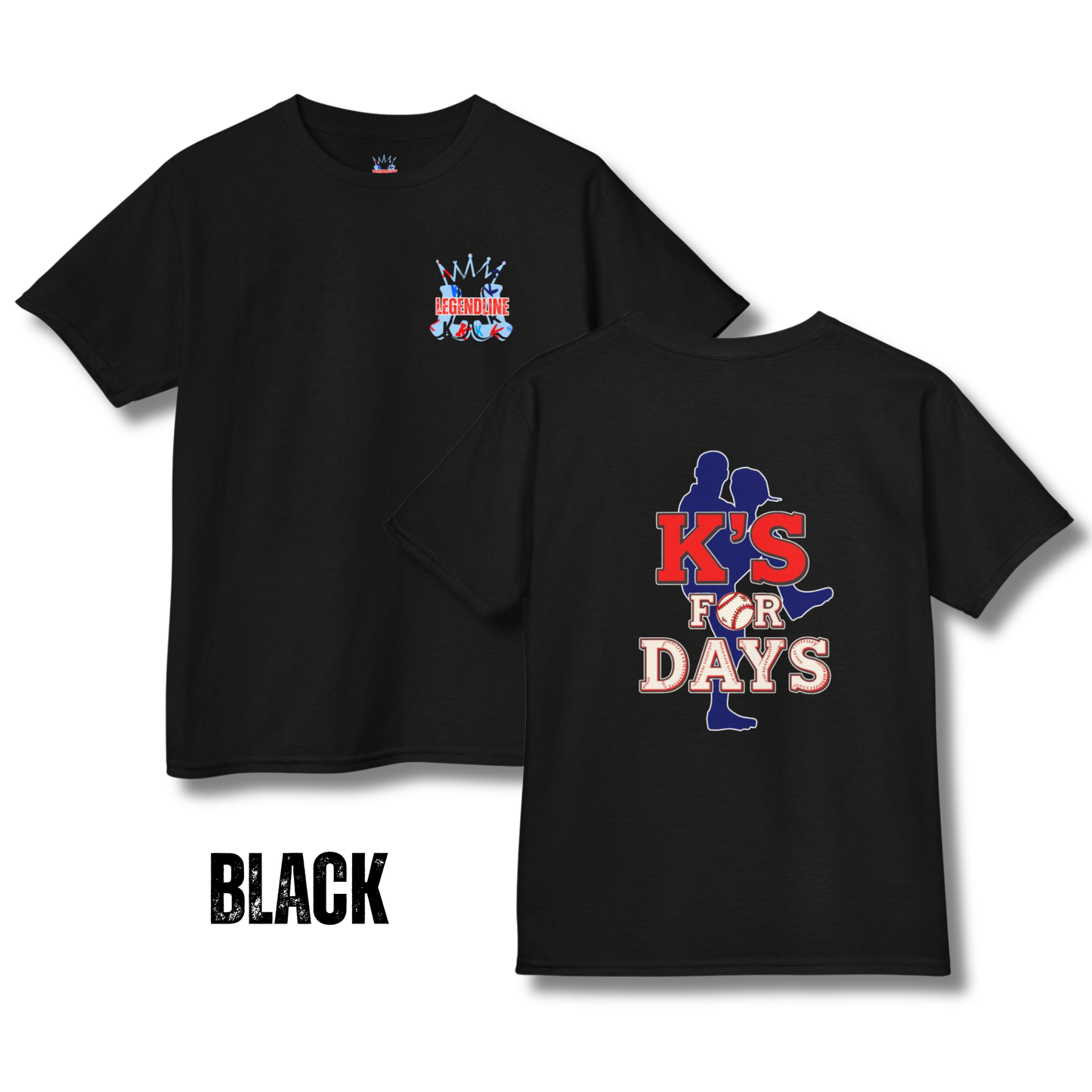 K's for Days Youth Baseball T-Shirt