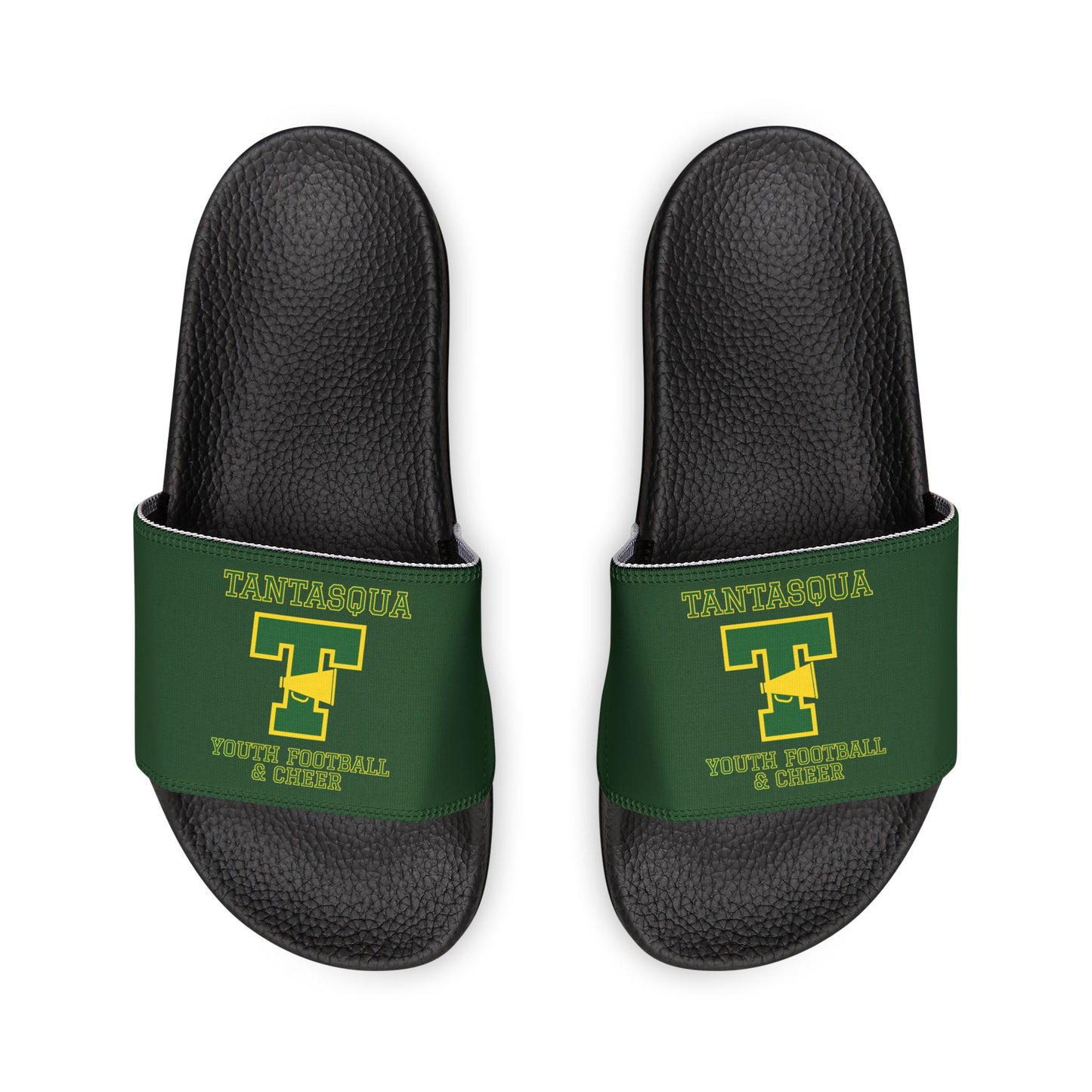 Men's Warriors Cheer Deco Brand Removable Strap Slides - Personalized