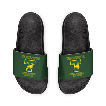 Men's Warriors Cheer Deco Brand Removable Strap Slides - Personalized