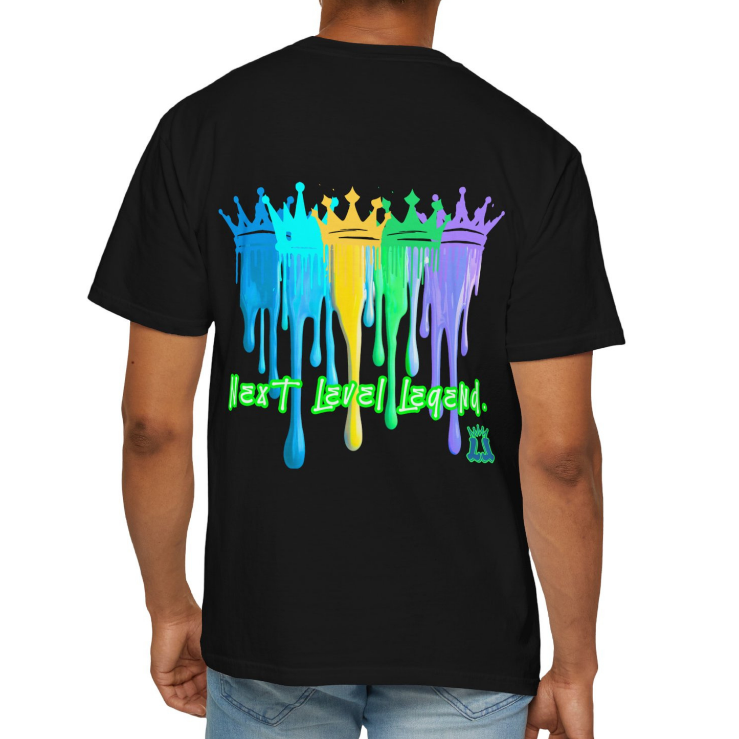 Adult Dripping Crowns "Next Level Legends" T-Shirt - Comfort Colors®