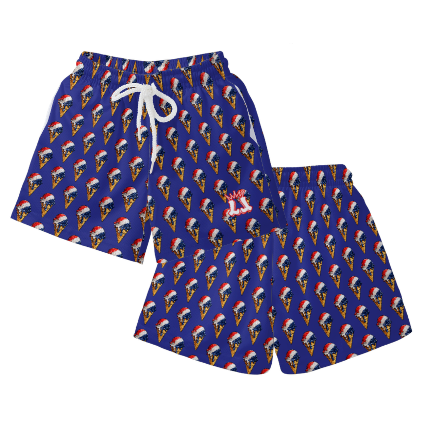 Toddler Mesh Shorts, Patriotic Golf Shorts for Kids