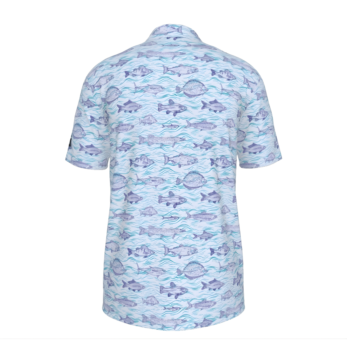 Gone Fishin' Men's UV Protection Golf Polo Shirt