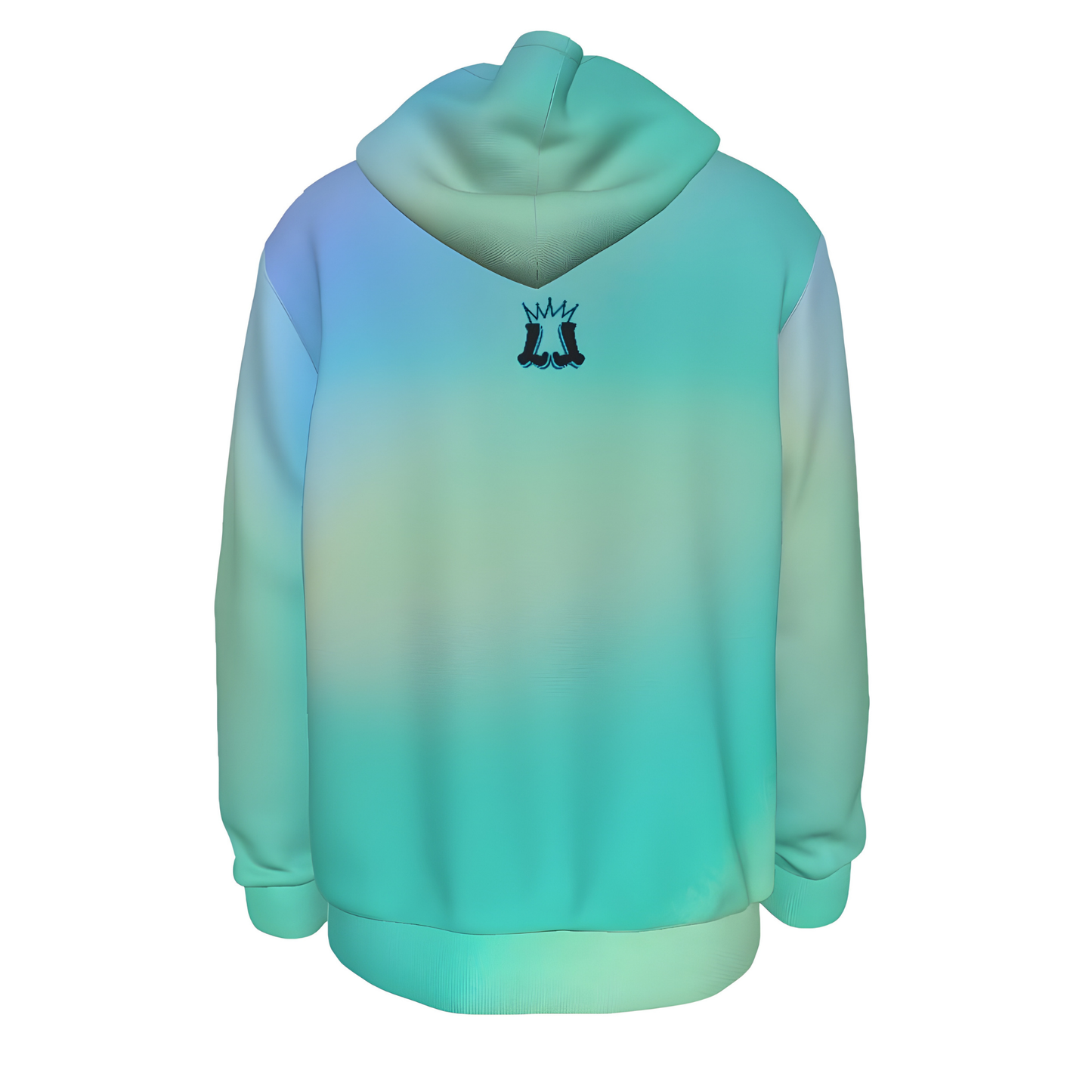 Unisex Cotton Candy Gradient Fleece Hoodie