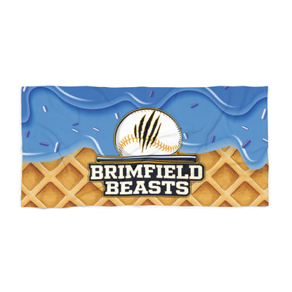 Brimfield Beasts Baseball Premium Thick, Super Soft Beach Towel