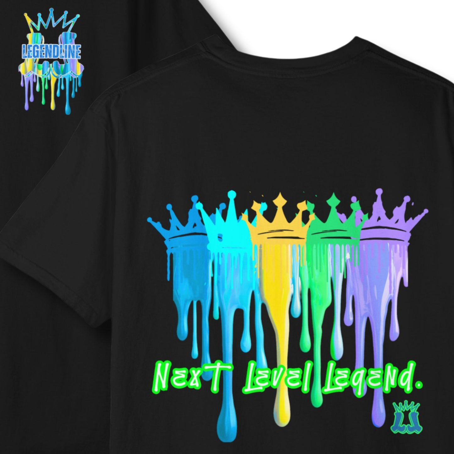 Adult Dripping Crowns "Next Level Legends" T-Shirt - Comfort Colors®