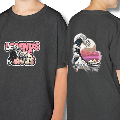 Youth Unisex T-Shirt, Sportswear, Casual Tee, Legends Make Waves