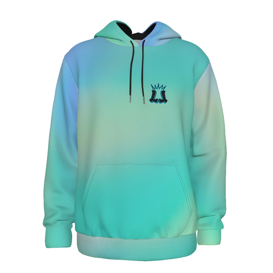 Unisex Cotton Candy Gradient Fleece Hoodie