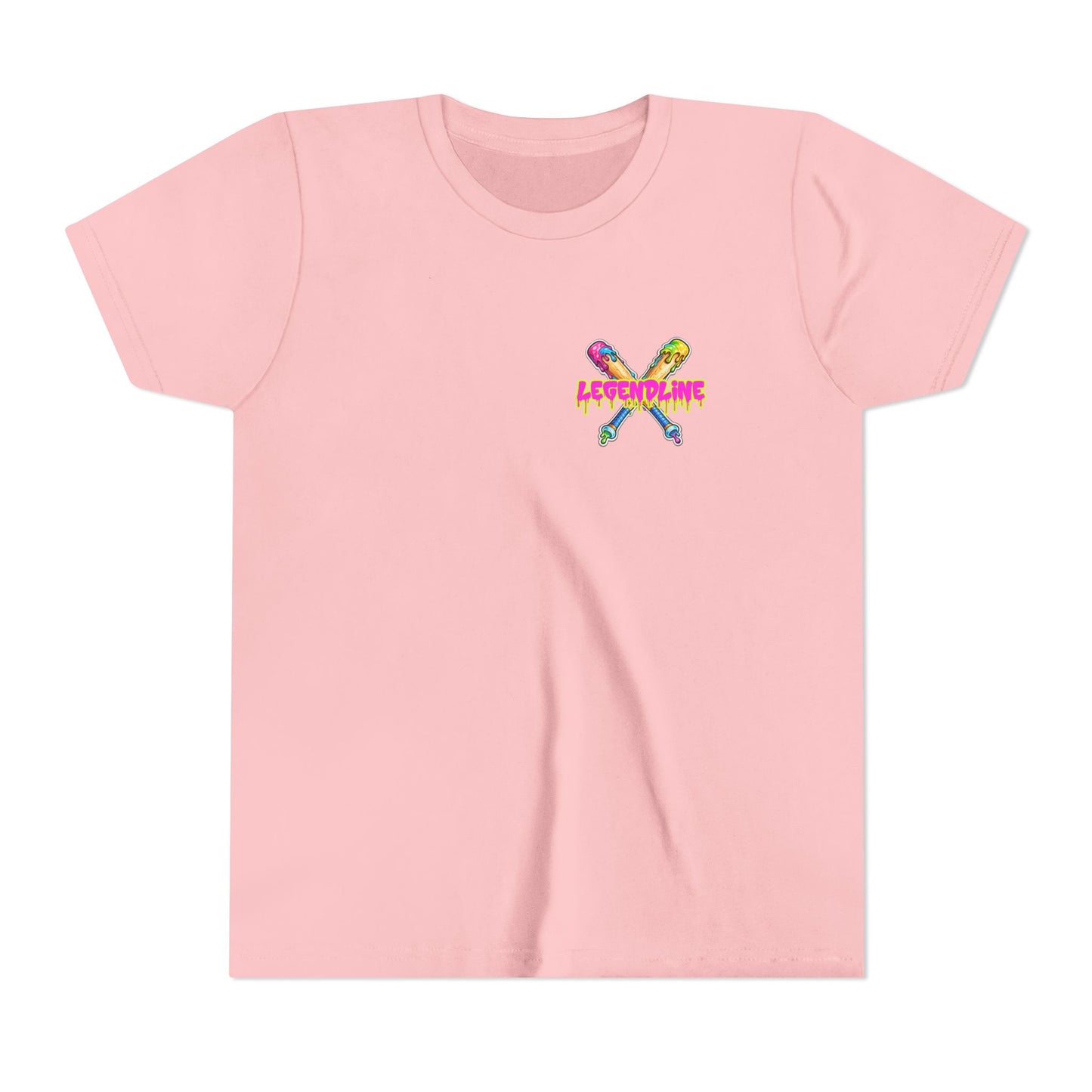 Kids Baseball Softball T-Shirt Softball Ice Cream Design