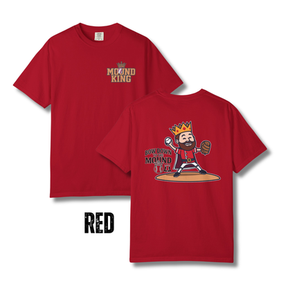 Youth Mound King "Bow Down to the Mound" Baseball Pitcher Unisex T-shirt