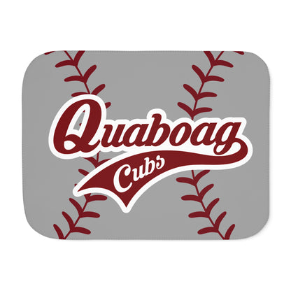 Quaboag Baseball Cubs Sherpa Blanket