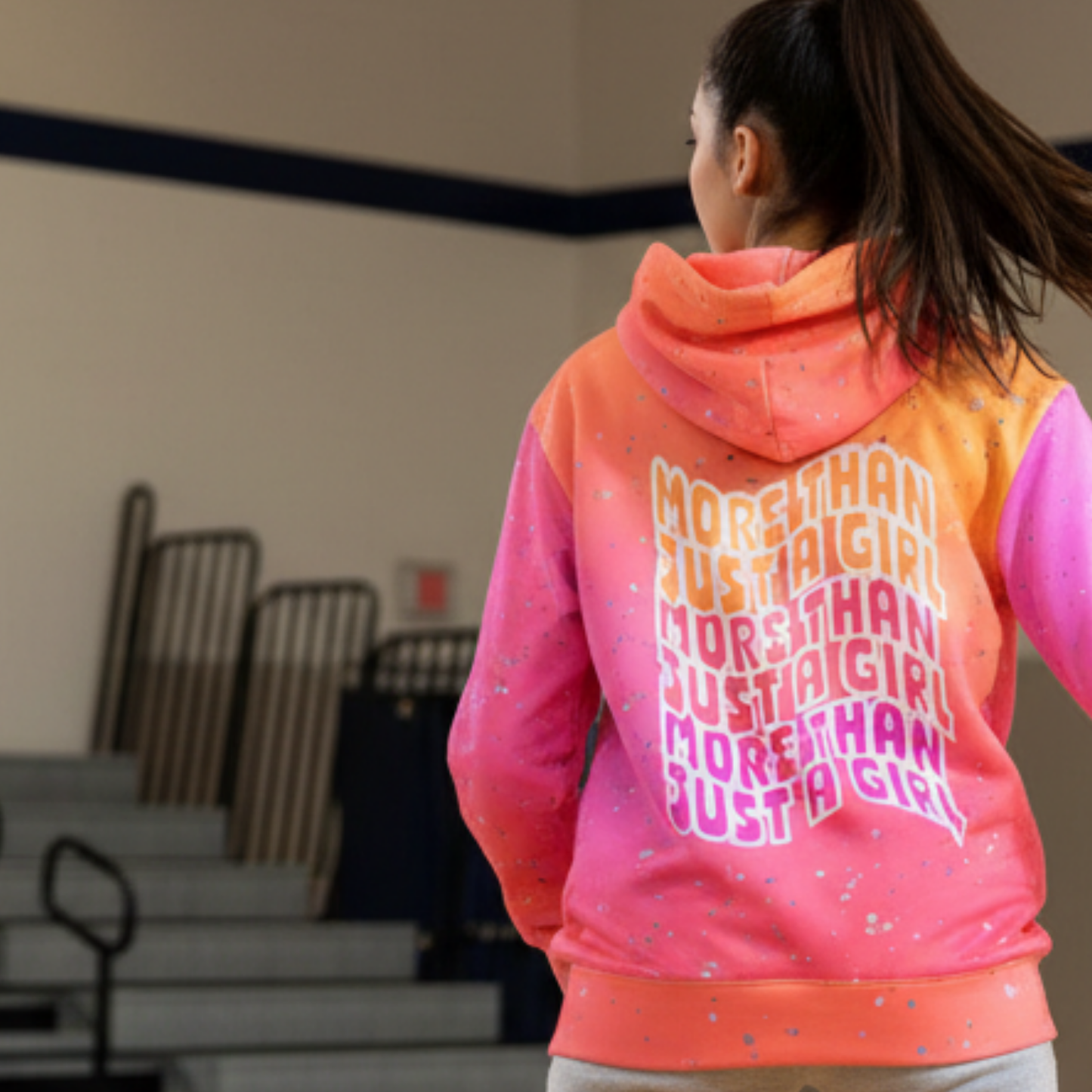 Adult Fleece Line Hoodie, All Over Print More Than Just A Girl