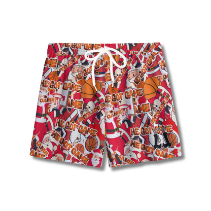 Youth "Santa's Got Game" Holiday Basketball Mesh Shorts