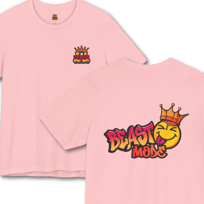 Adult Unisex Beast Mode Sports T-Shirt, Funny Graffiti Design
