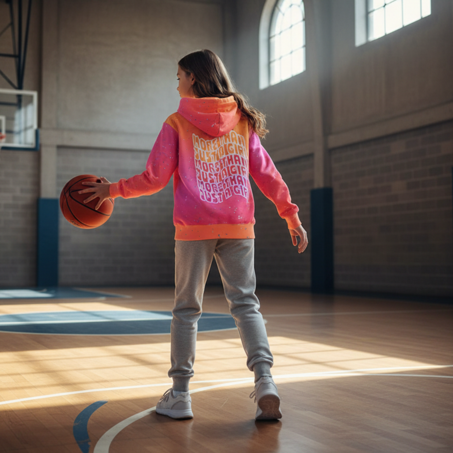 Adult Fleece Line Hoodie, All Over Print More Than Just A Girl