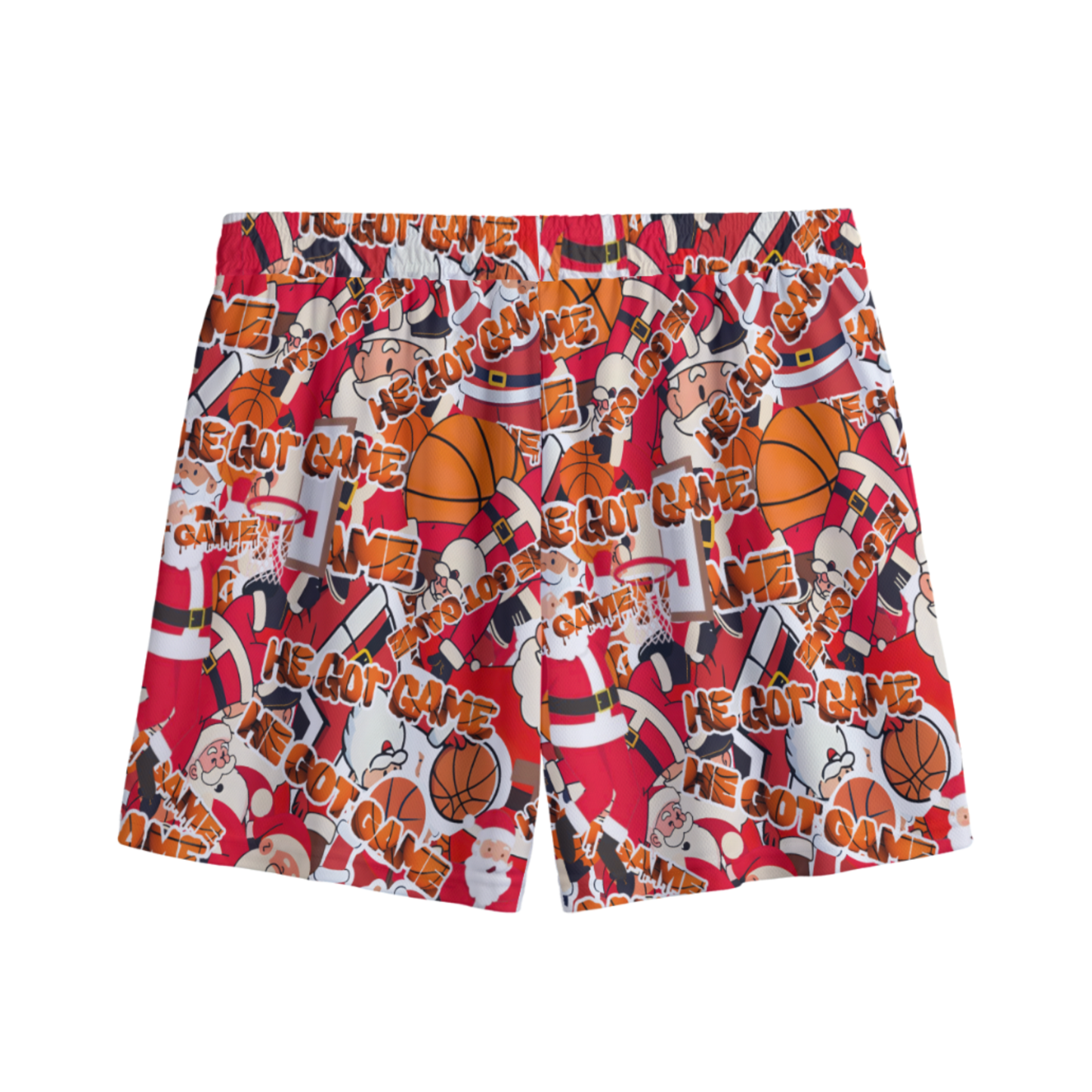 Youth "Santa's Got Game" Holiday Basketball Mesh Shorts