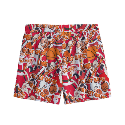 Youth "Santa's Got Game" Holiday Basketball Mesh Shorts