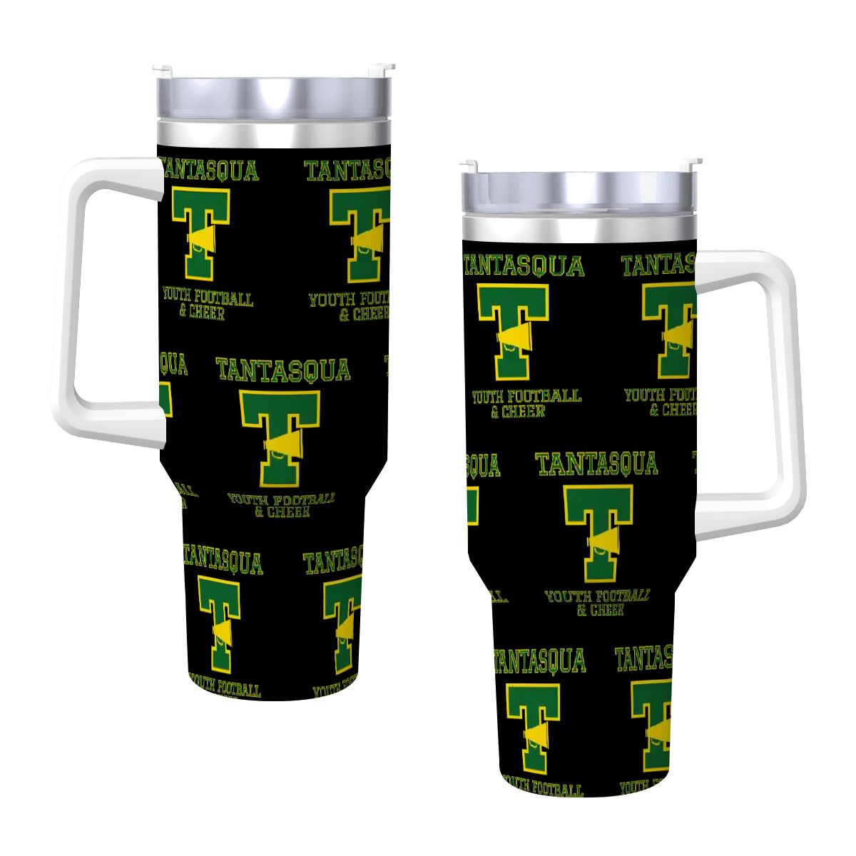TYFC Travel Coffee Mug with Handle and Straw (40oz)