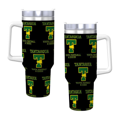 TYFC Travel Coffee Mug with Handle and Straw (40oz)