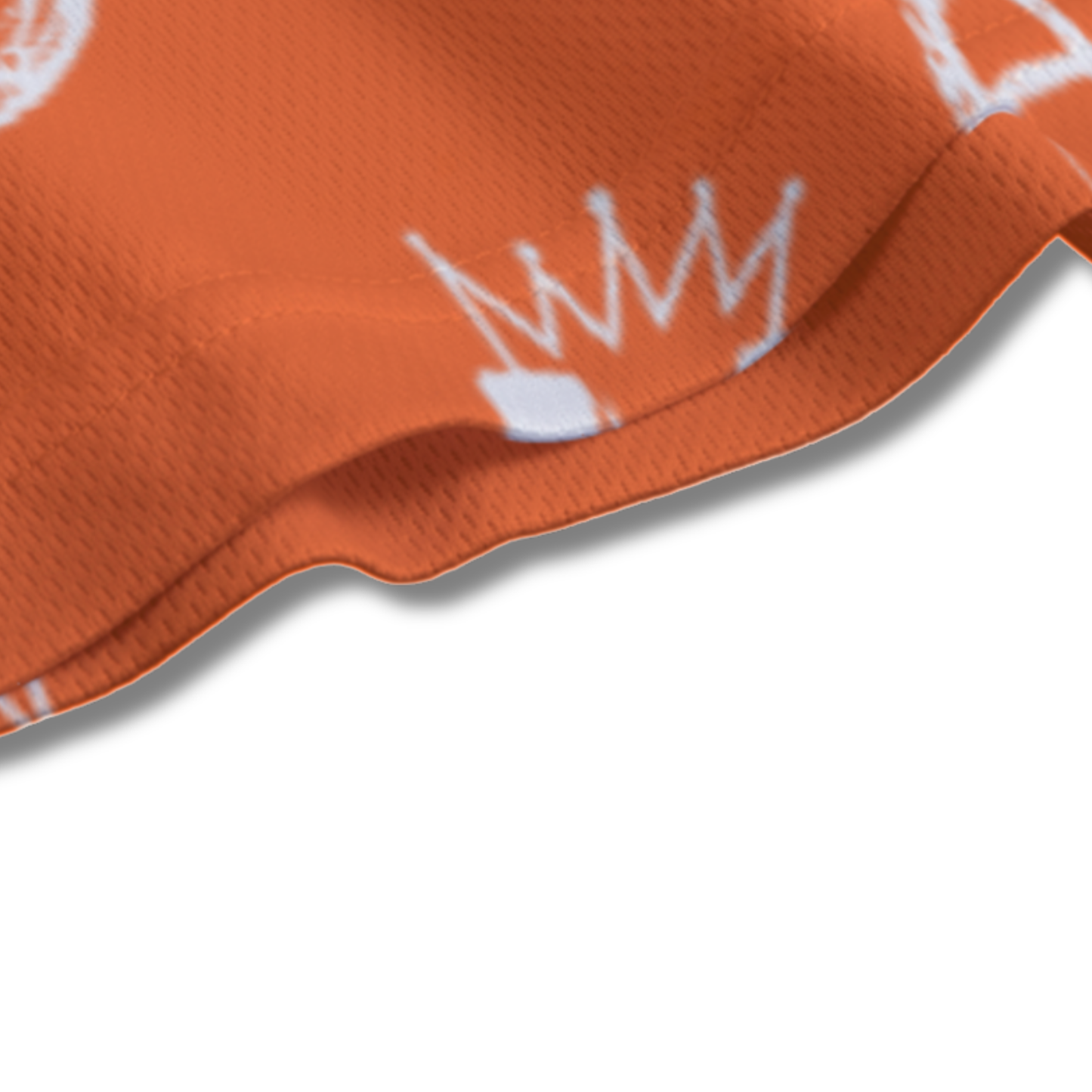 Youth Orange & White Basketball Edition Mesh Shorts