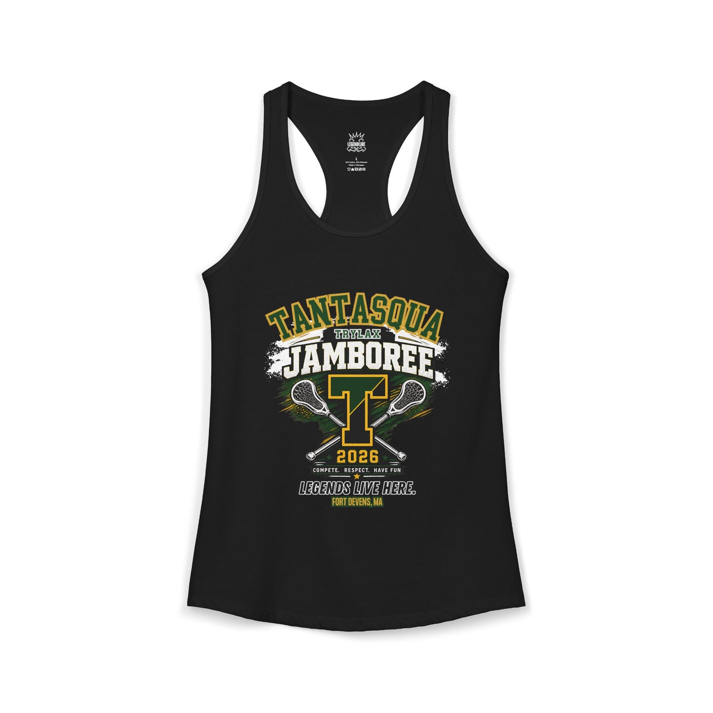 Women's TRYLax Jamboree 2026 Racerback Tank (Non-Personalized)