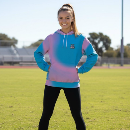 Cheerleader Hoodie, Cotton Candy Design, Cheer Sweatshirt
