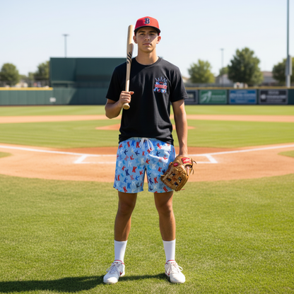 Adult "K's For Days" Baseball Pitcher Mesh Shorts (with inner liner)