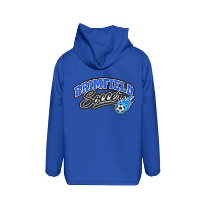 Youth Brimfield Soccer Blue Rainjacket