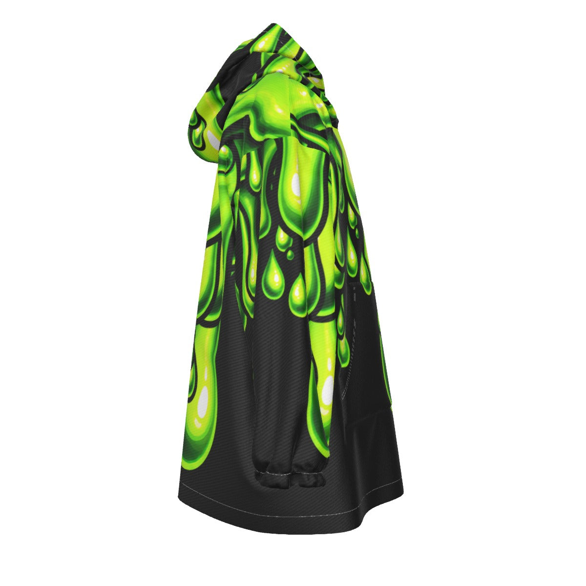 Youth Halloween Slime Drip Blanket Hoodie