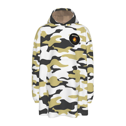 Adult Brimfield Inferno Softball Blanket Hoodie - Camo Edition