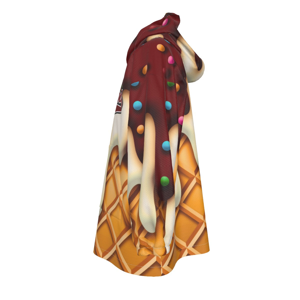 Youth Quaboag Baseball Ice Cream Drip Blanket Hoodie