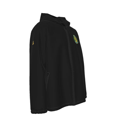 Adult Unisex Sturbridge Softball Full Zipper Windproof Jacket - Black Edition (Personalized)