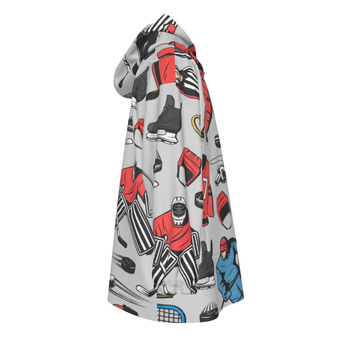 Youth Ice Hockey Blanket Hoodie