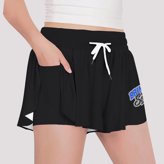 Girls Brimfield Soccer Butterfly Shorts