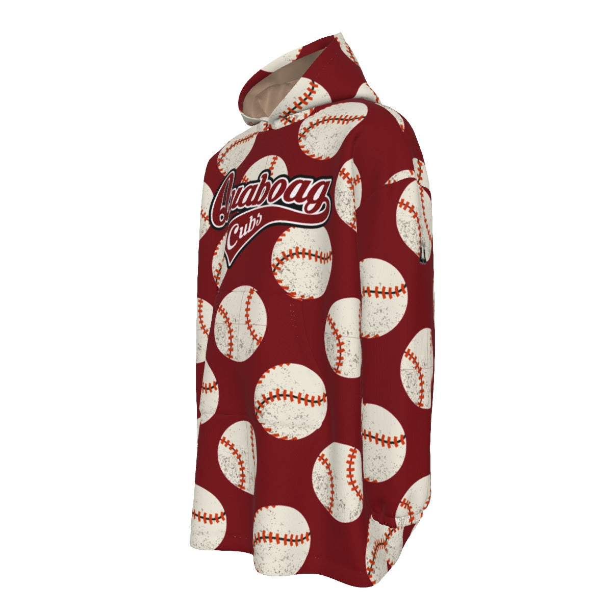 Adult Quaboag Baseball Blanket Hoodie