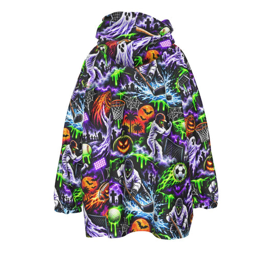 Kids Halloween Sport Theme Blanked Hoodie