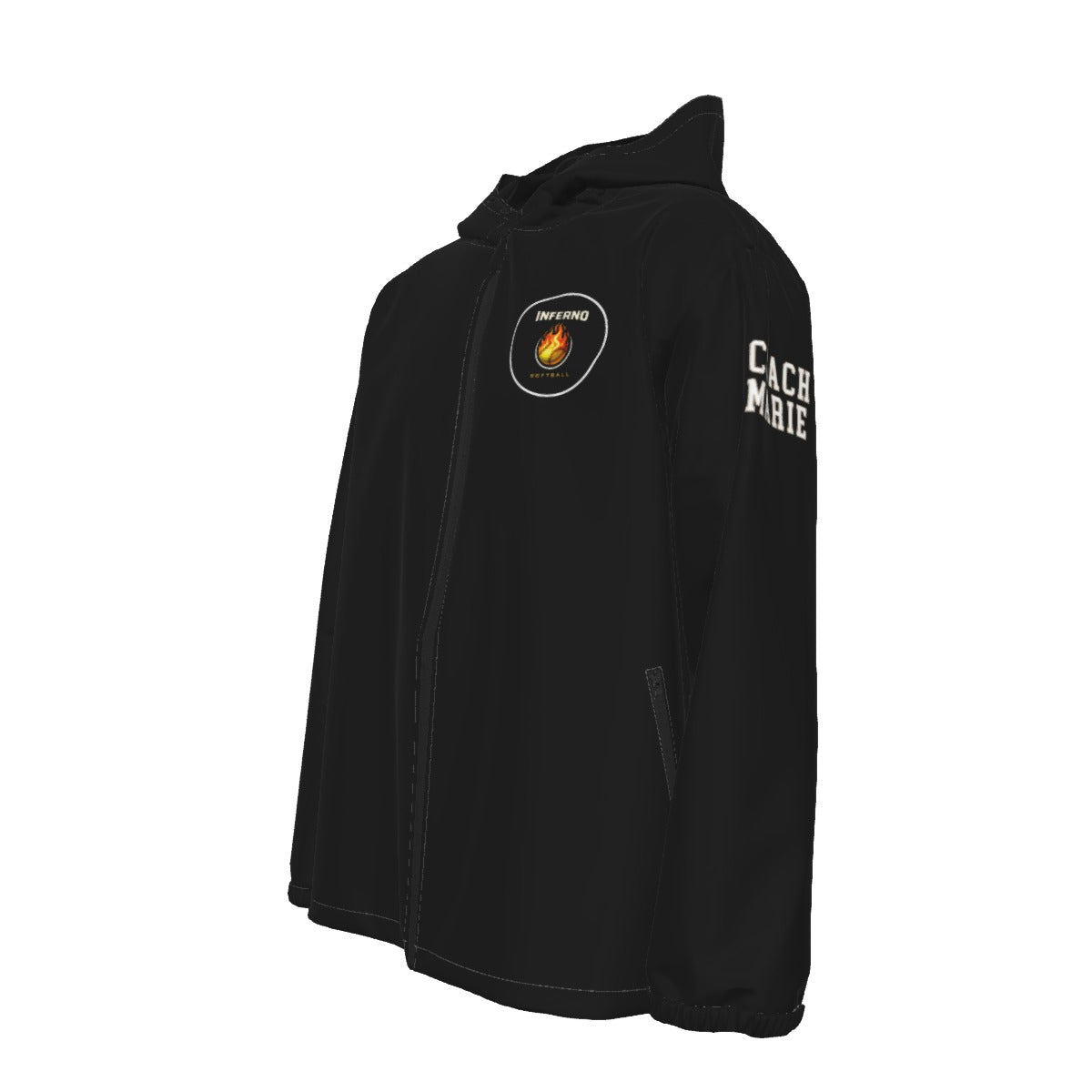 Adult Brimfield Inferno Full-Zip Windbreaker-Coach's Edition (Personalized)