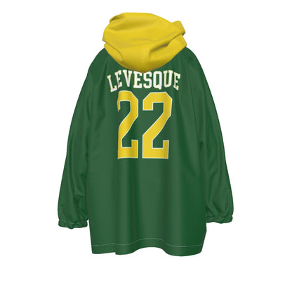 Youth Tantasqua Youth Football Blanket Hoodie - Green Edition (Personalization Optional)