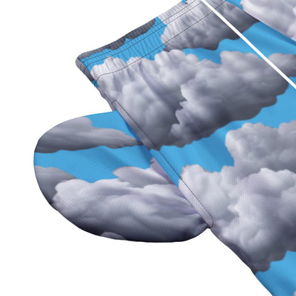 Head in the Clouds, Unisex Adult Mesh Sports Shorts