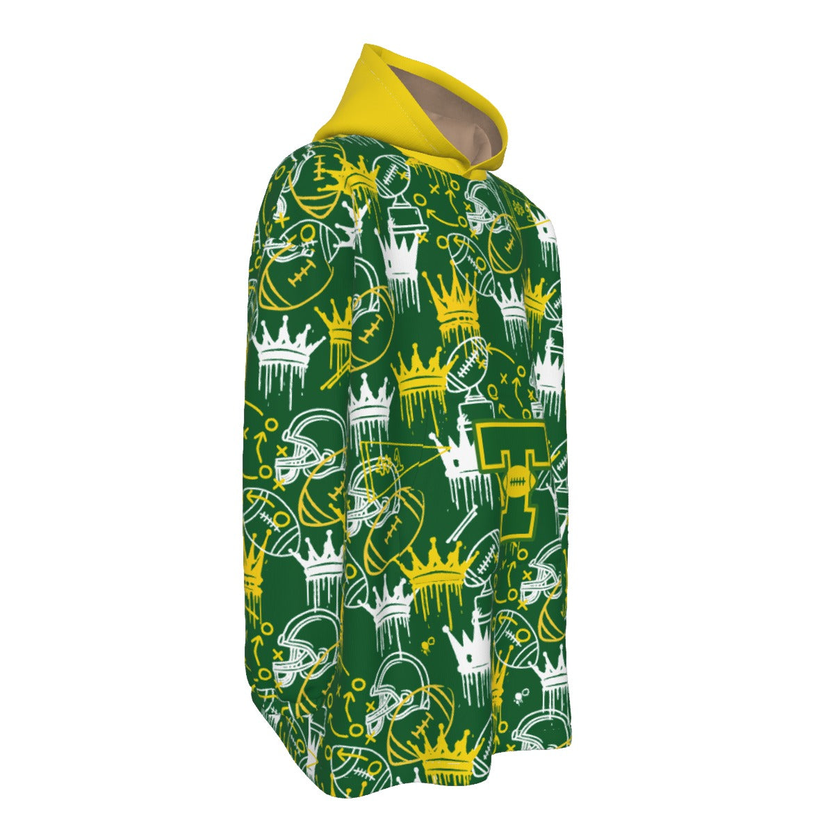 All-Over Print Unisex Sherpa Fleece Hoodie Blanket