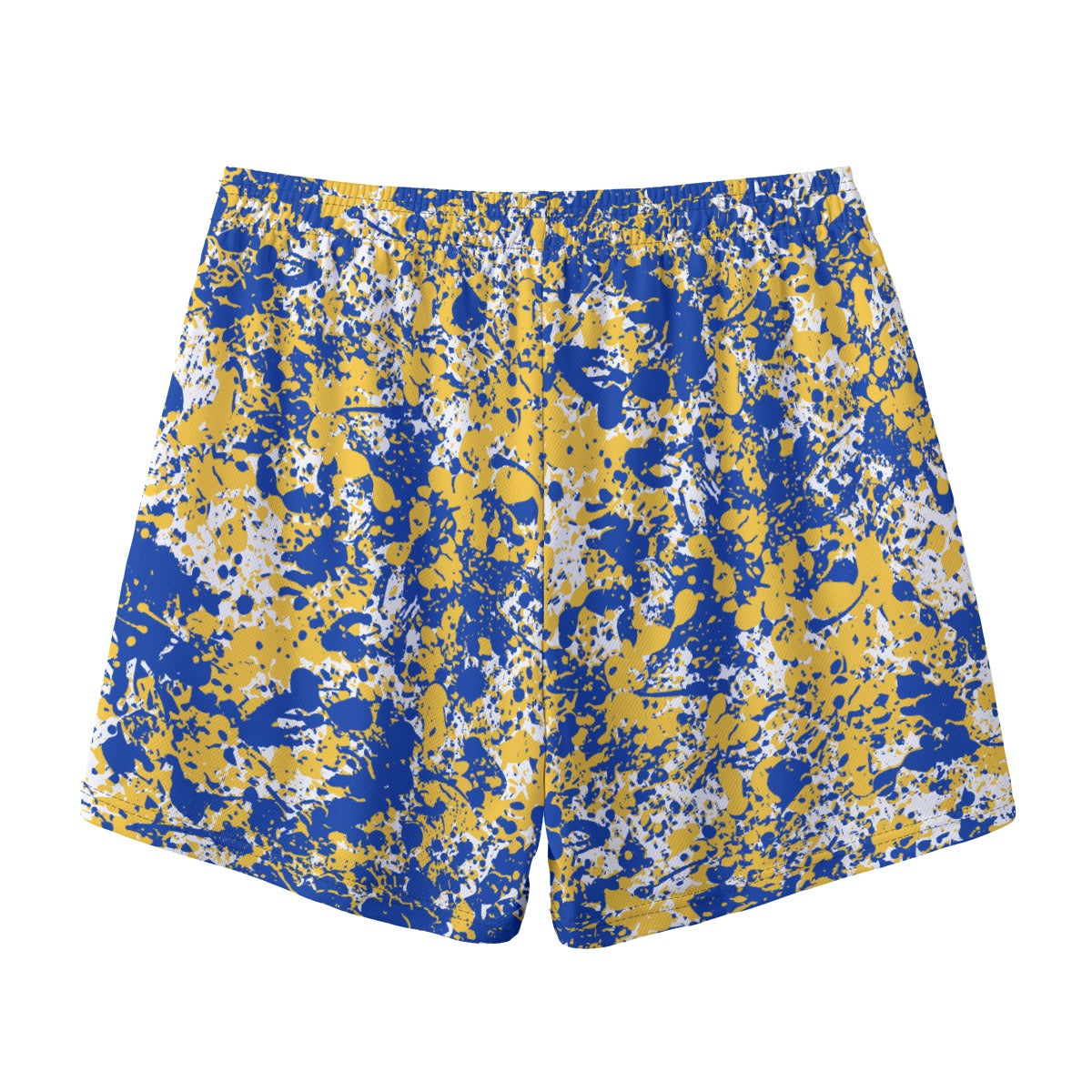 Adult Brimfield Beasts Baseball Paint Splatter Mesh Shorts (no inner liner)