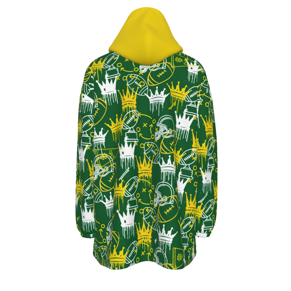 All-Over Print Unisex Sherpa Fleece Hoodie Blanket