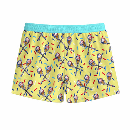 Youth Lacrosse Ice Cream Americana Mesh Shorts