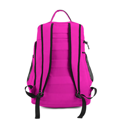 Personalized Soccer Sports Bag, Bright Pink
