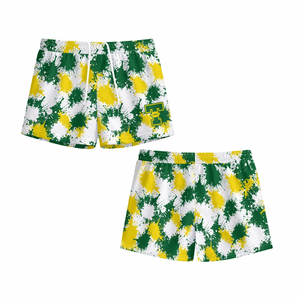 Youth Tantasqua Youth Football Shorts (Loose Fit, Paint Splatter)
