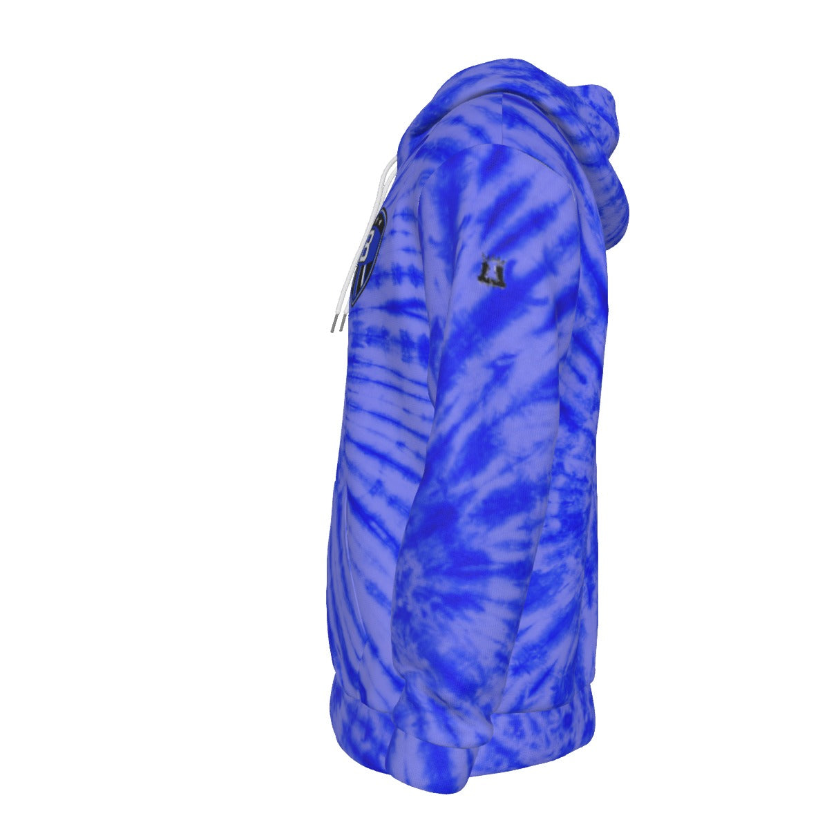 Adult Brimfield Soccer Royal Blue Tie Dye Hoodie