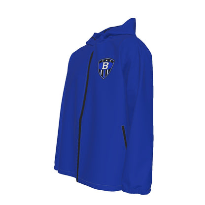 Adult Unisex Brimfield Soccer Rainjacket - Blue