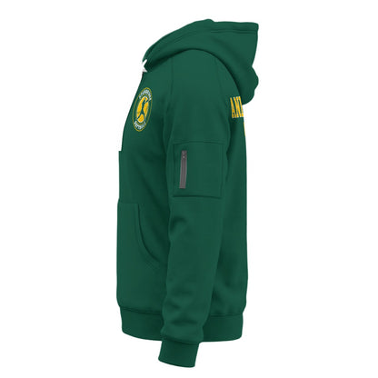 Adult Unisex Sturbridge Softball Half-Zip Hoodie (Green) - Personalized