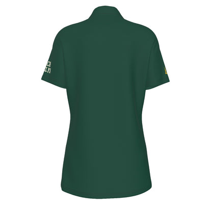 Women's Sturbridge Girls Softball UV Protection Polo - Coach's Green Edition (Personalized)