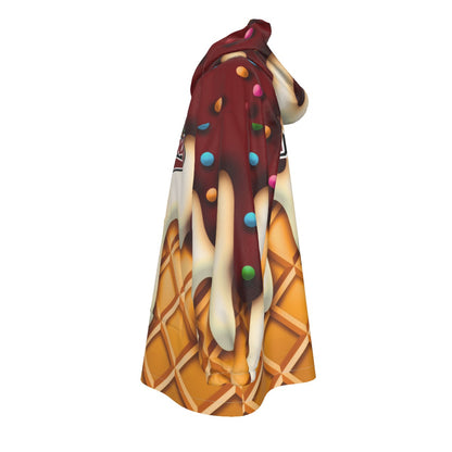 Personalized Youth Quaboag Cubs Ice Cream Drip Blanket Hoodie